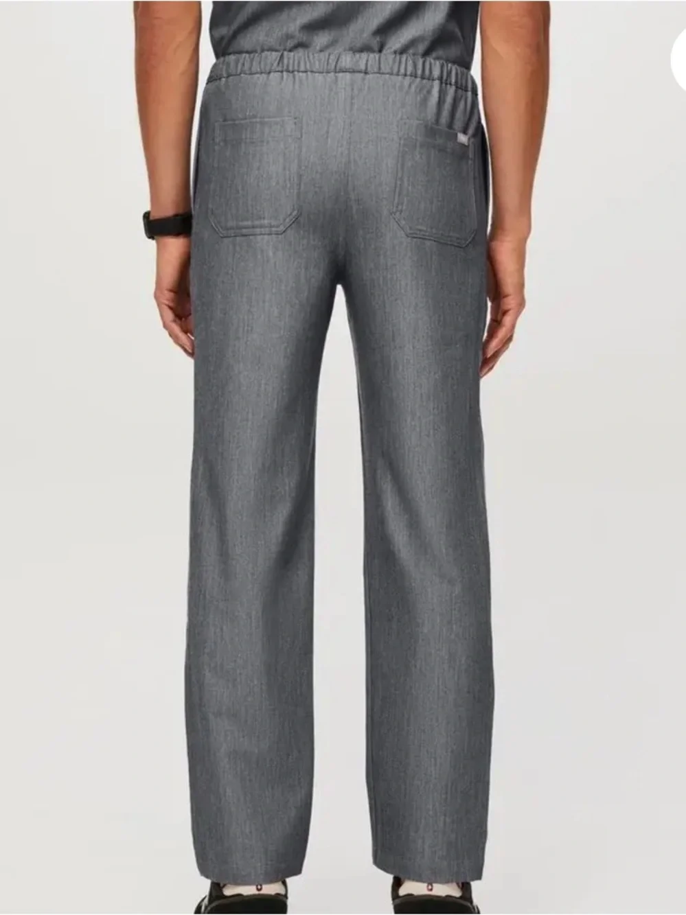 FIGS Pisco Basic Men’s Graphite Grey Scrub Pants Size Large Tall